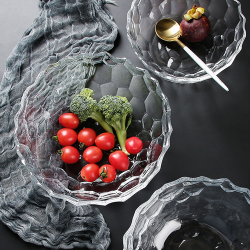 Honeycomb-like Salad Glass  Bowls