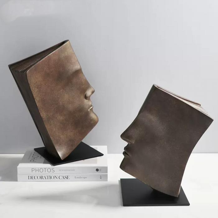 Creative   Resin Book Pattern figurines