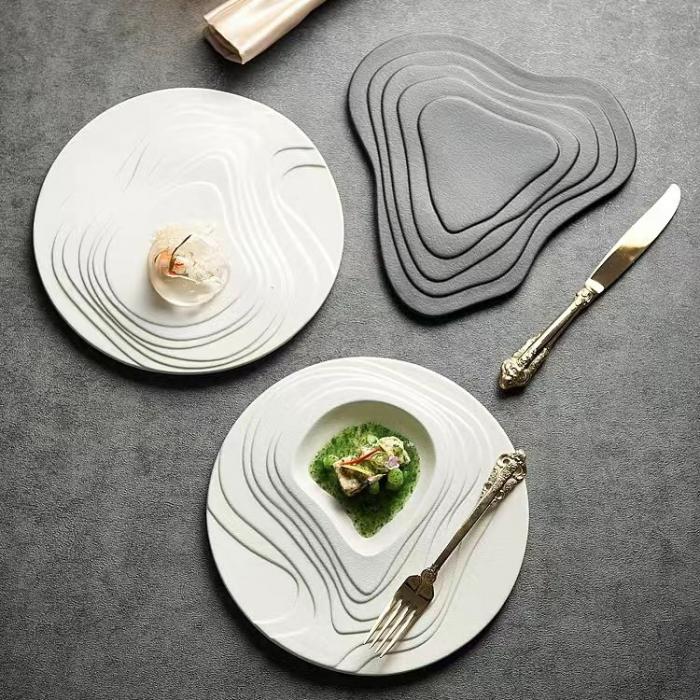 Terraced-shaped Ceramic Dish
