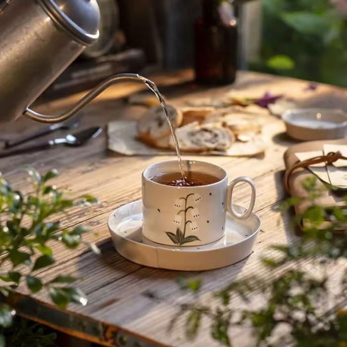 Porcelain Creative Coffee Cup Set