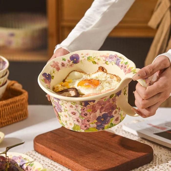 Large Ceramic Retro Mug