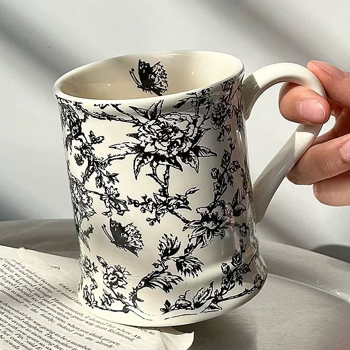 Porcelain Floral Mug