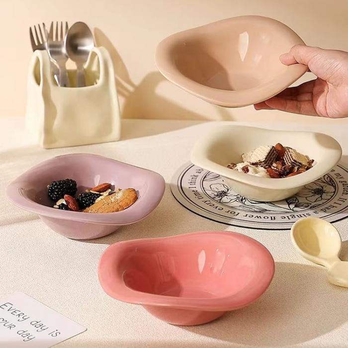 Morandi Hat-shape Porcelain Dish