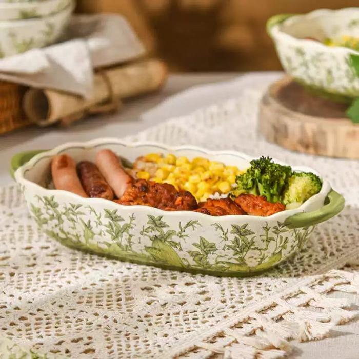 Vintage Ceramic Baking Pan