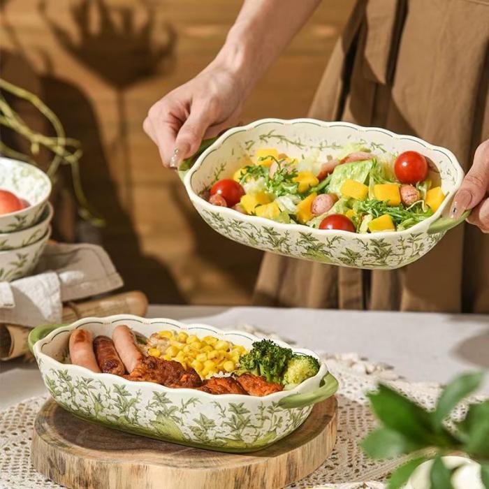 Vintage Ceramic Baking Pan